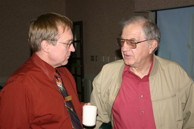 Chapter president Toby Fitzkee with Hap Williams.