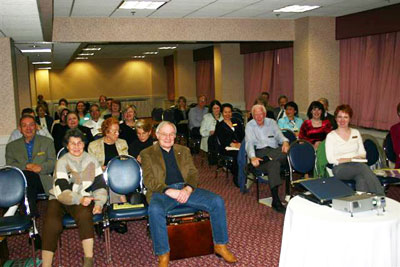 Part of our May, 2005 crowd for Christie Romero.