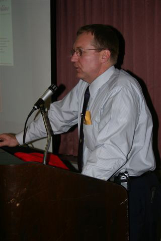 President Fitzkee announces future speakers and events.