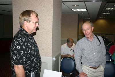 Chapter president Toby Fitzkee with guest Eric Hoffman