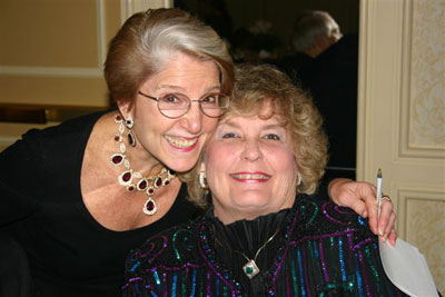 Brenda Forman and Carolyn Chappell seem to be having a very good time.