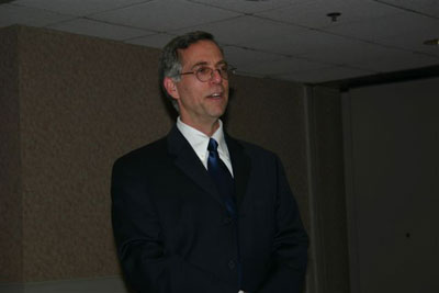 Tonight's speaker, JCK Magazine's Gary Roskin