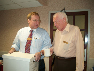 President Toby Fitzkee and Robert Davis