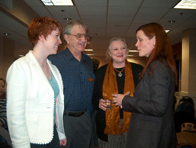 Allison Brady, Hap& Evelyn Williams, and new member