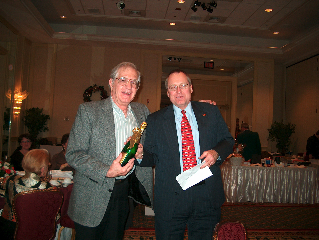 Hap Williams awarded champagne for his historian role