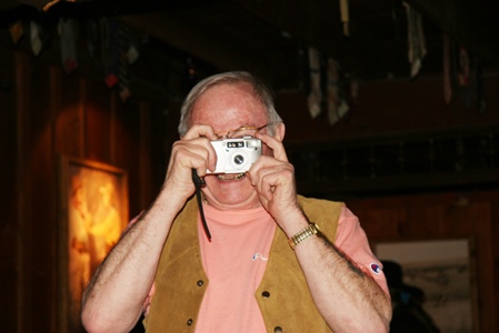 Bobby records his own history at Pinnacle Peak