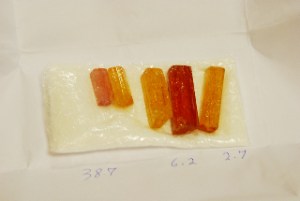  Rough Imperial Topaz crystals from  the  Ouro Preto region