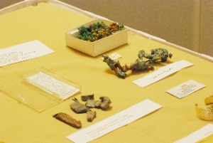 Courtland Lee's native copper exhibit