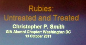 Rubies Untreated and Treated