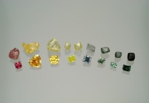 Rough + Cut Diamonds