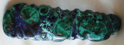 Natural Azurite-Malachite carved by HSH